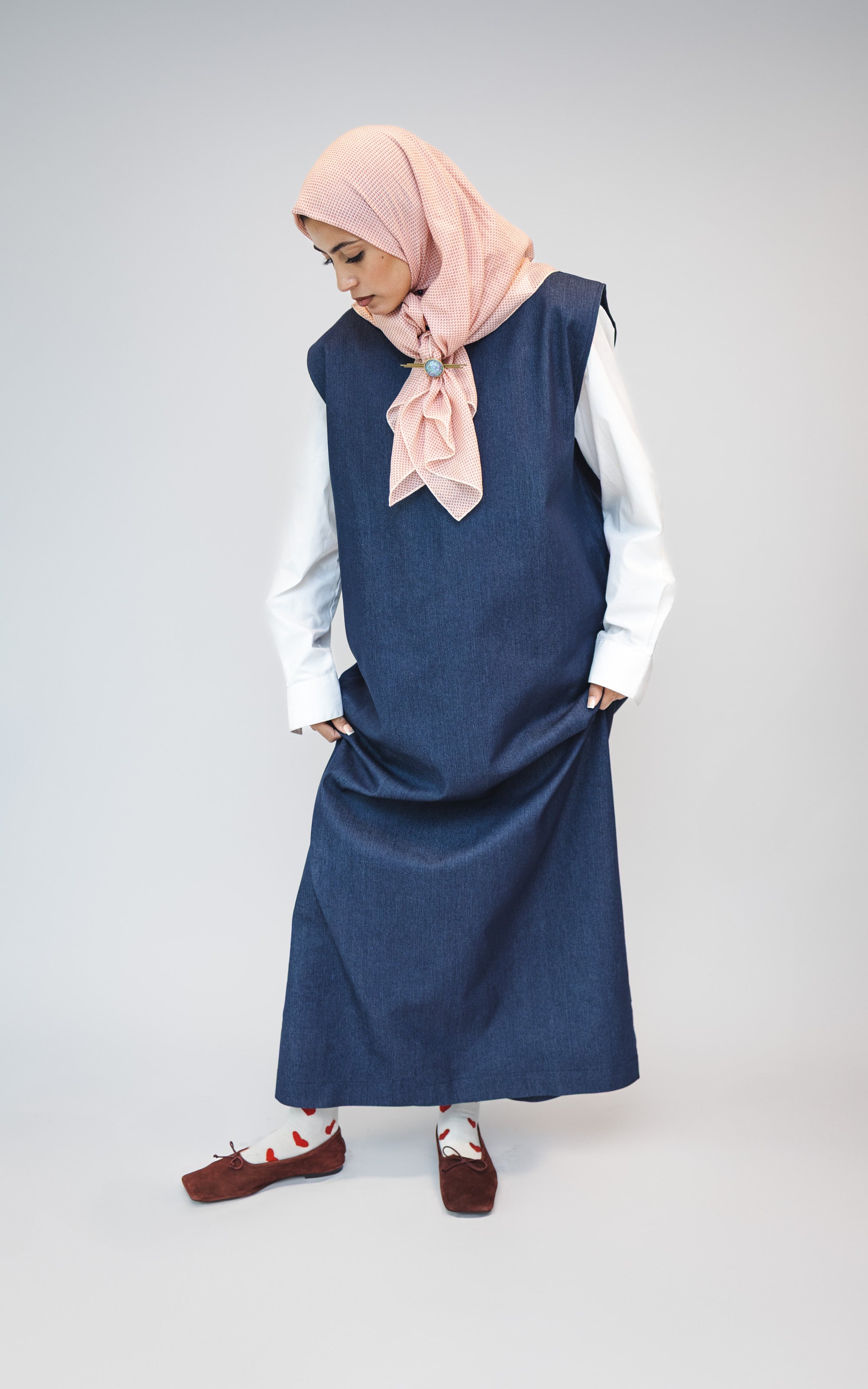 WAVE SLEEVELESS DRESS