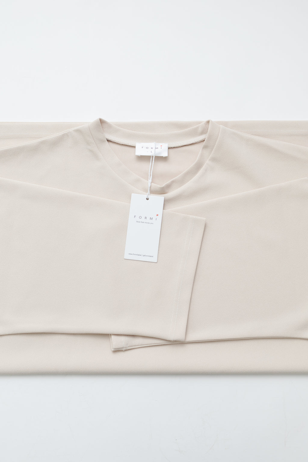 Ecru Co-ord Top