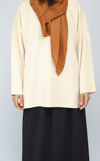 Ecru Co-ord Top